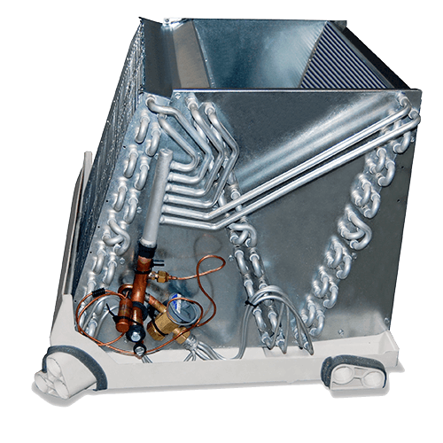 Metal heat exchanger with tubes and coils for HVAC systems by Jerry Brittingham A/C & Heat.